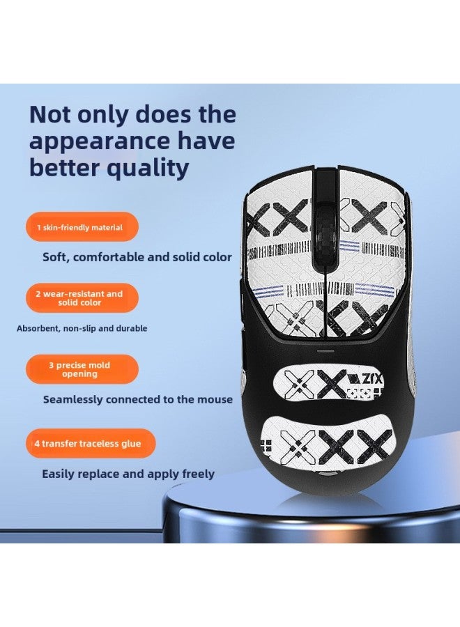 For Walkers G5M Mouse Anti-slip Stickers Foot Stickers G5Mpro Stickers G5 Mouse Stickers Sweat-absorbent PRO Palm Stickers-Color:A Pair Of Teflon Foot Stickers - Image 3