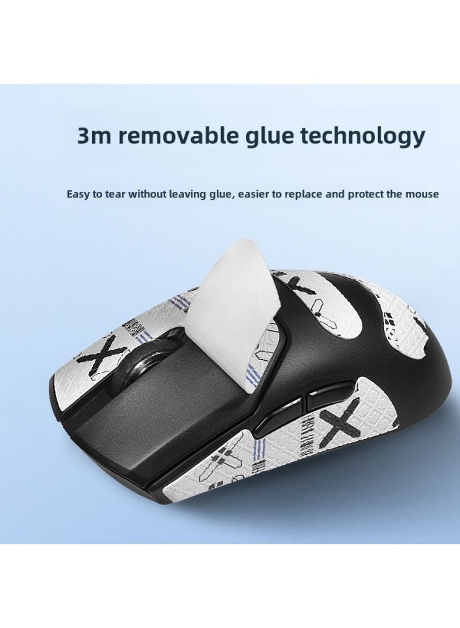 For Walkers G5M Mouse Anti-slip Stickers Foot Stickers G5Mpro Stickers G5 Mouse Stickers Sweat-absorbent PRO Palm Stickers-Color:A Pair Of Teflon Foot Stickers - Image 5
