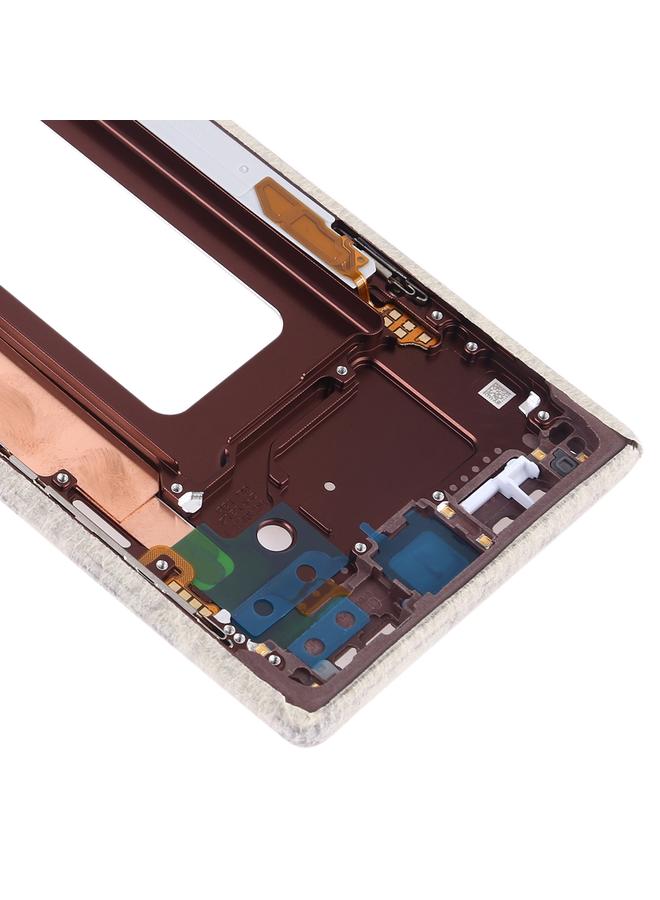 إيروريكس لهاتف Samsung Galaxy Note9 SM-N960F/DS، SM-N960U، SM-N9600/DS، إطار متوسط مع لوحة مفاتيح جانبية (ذهبي) - Image 4