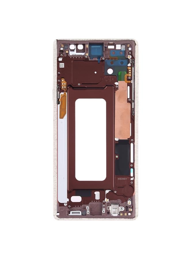 إيروريكس لهاتف Samsung Galaxy Note9 SM-N960F/DS، SM-N960U، SM-N9600/DS، إطار متوسط مع لوحة مفاتيح جانبية (ذهبي) - Image 2