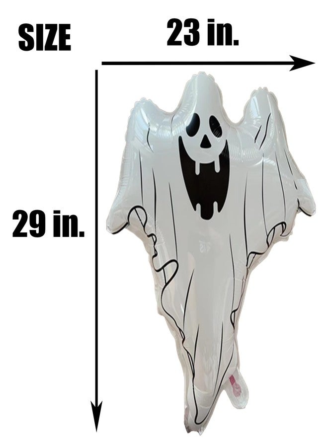 BASHOUT Halloween Ghost Balloons - 3 Pcs Large Balloons for Themed Party Decoration, Scary Party Supplies and Decorations - Image 2