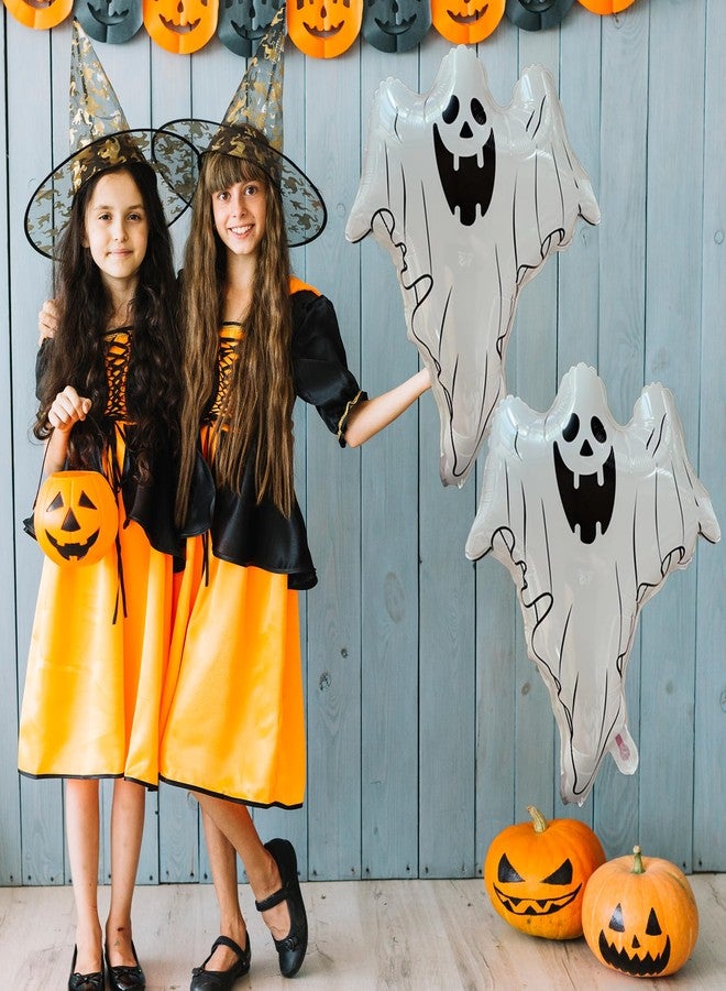 BASHOUT Halloween Ghost Balloons - 3 Pcs Large Balloons for Themed Party Decoration, Scary Party Supplies and Decorations - Image 3