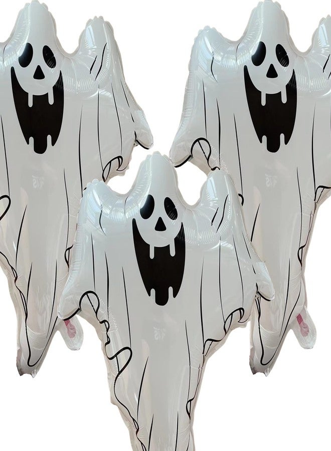BASHOUT Halloween Ghost Balloons - 3 Pcs Large Balloons for Themed Party Decoration, Scary Party Supplies and Decorations - Image 1