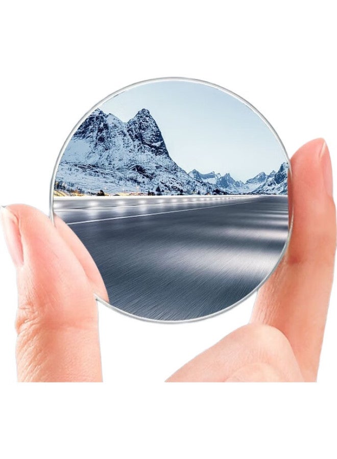 KOOLIFE Car Rearview Mirror, Small Round Mirror, Reversing Mirror, Car Auxiliary Blind Spot Assist, Wide-Angle Reflective Mirror, Small Round Mirror, Reversing Aid, High-Definition, Rain-Proof, 360-Degree Adjustable - Image 3