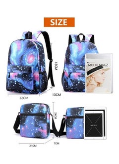 Generic 3Pcs Backpack Set,Large Capacity Book Bag Anime School Bags with Crossbody Bag and Pencil Pouch,Cartoon Backpack Laptop Bag Kawaii Backpacks for Student Boys Girls  - Image 2