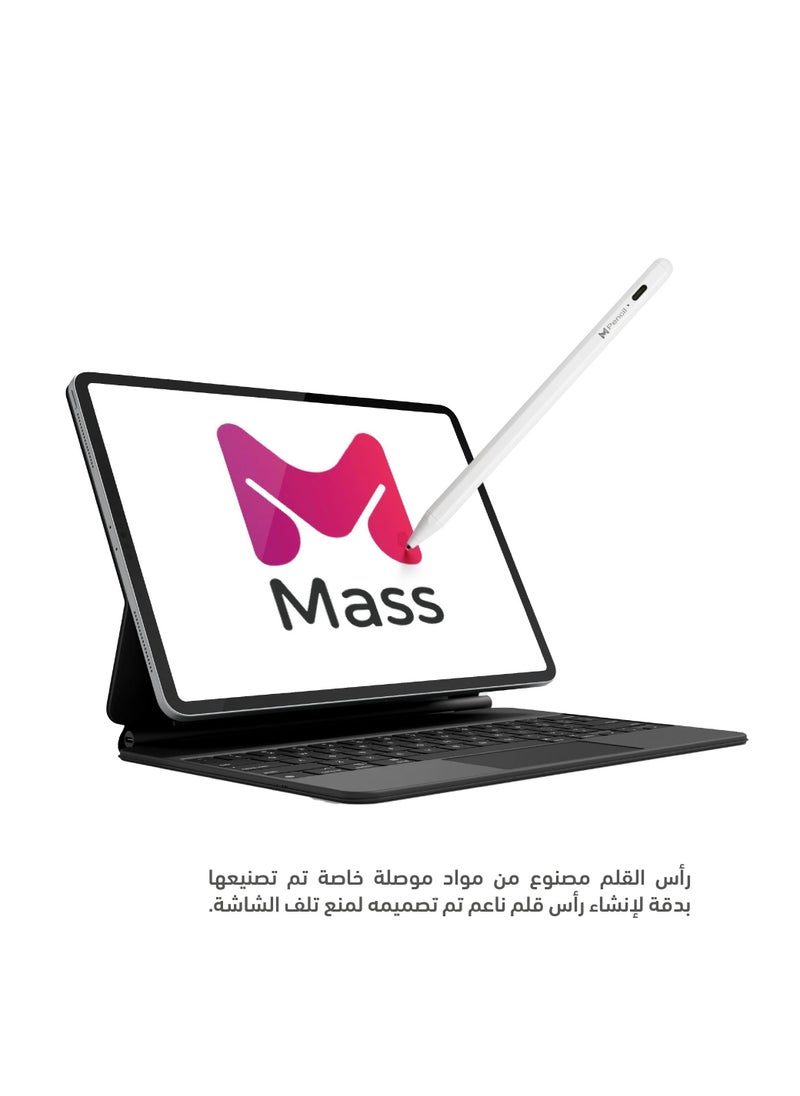 Mass - Universal IOS Android Stylus Pen Pencil for iPad with Palm Rejection for Apple Pencil 2Tablet Stylus Pen|Tablet Touch Pens - Image 1