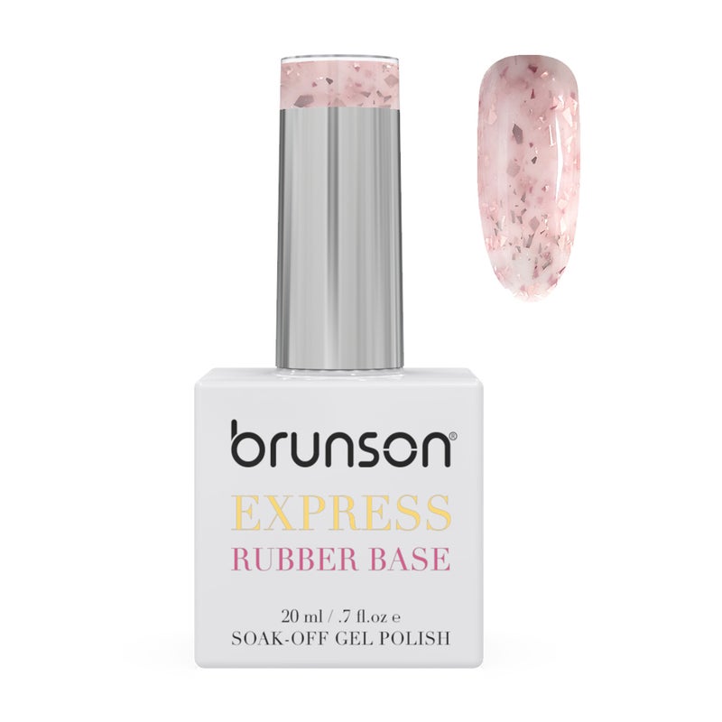 brunson TPO free Rubber Base Gel polish 20ml Soak Off Base Coat for Nail Strengthening Long Lasting Gel Polish Base for Chip Free Shine Brittle Nails UV Rubber base Russian manicure Non Yellowing salon manicure - Image 1