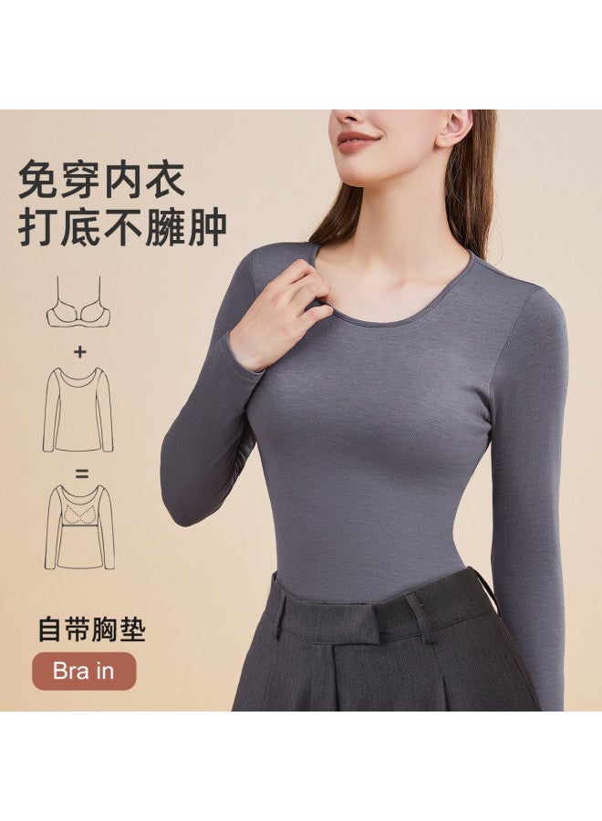 Fenton thermal Locking Top For Women, Autumn/winter Base Layer, Essential Layering Shirt - Image 3