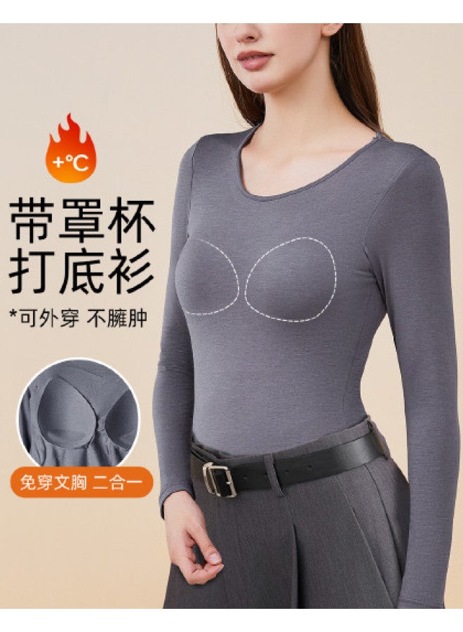 Fenton thermal Locking Top For Women, Autumn/winter Base Layer, Essential Layering Shirt - Image 1