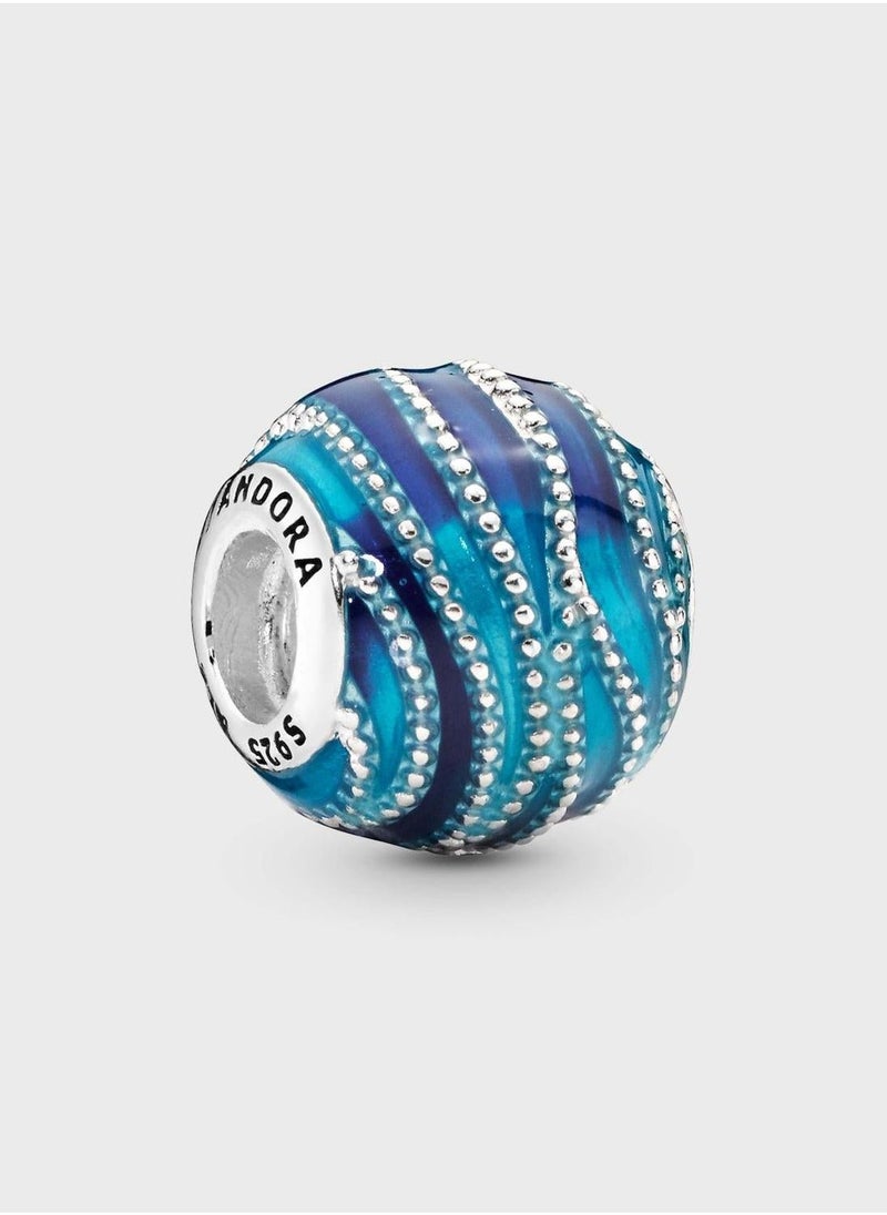 PANDORA Blue Wave Charm  - Image 2