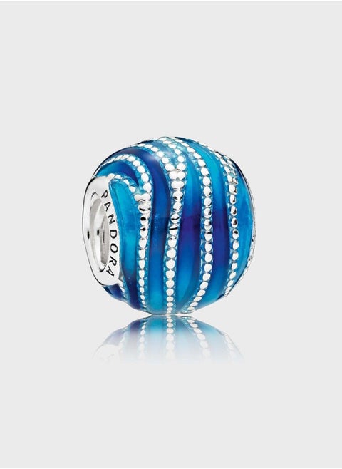 Blue Wave Charm