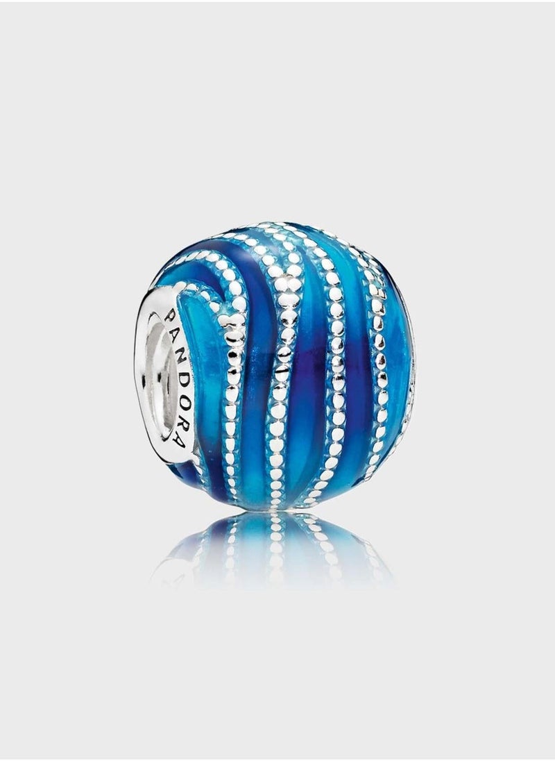PANDORA Blue Wave Charm  - Image 1