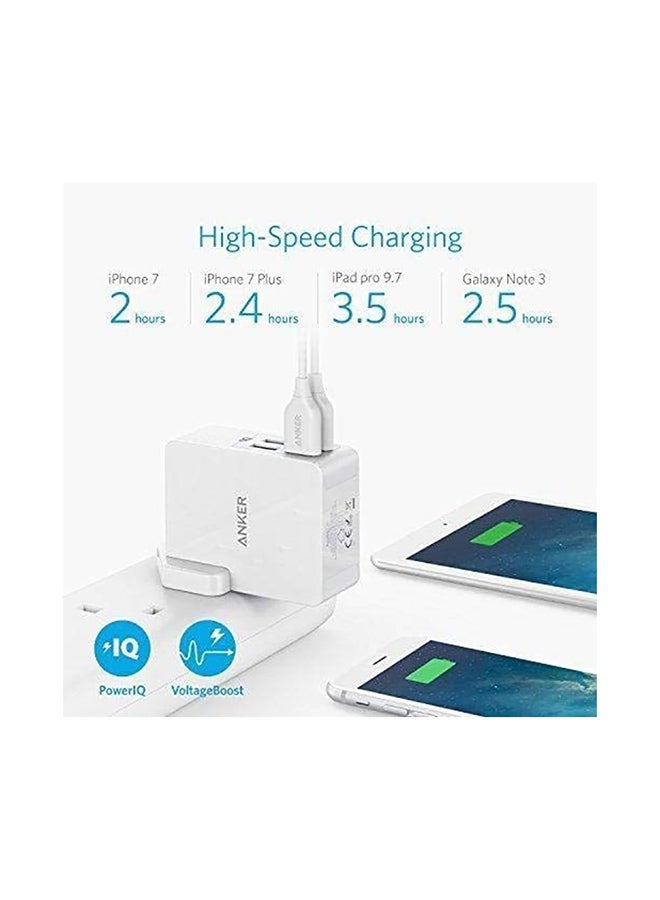 شاحن جداري بأربعة منافذ USB - Image 4