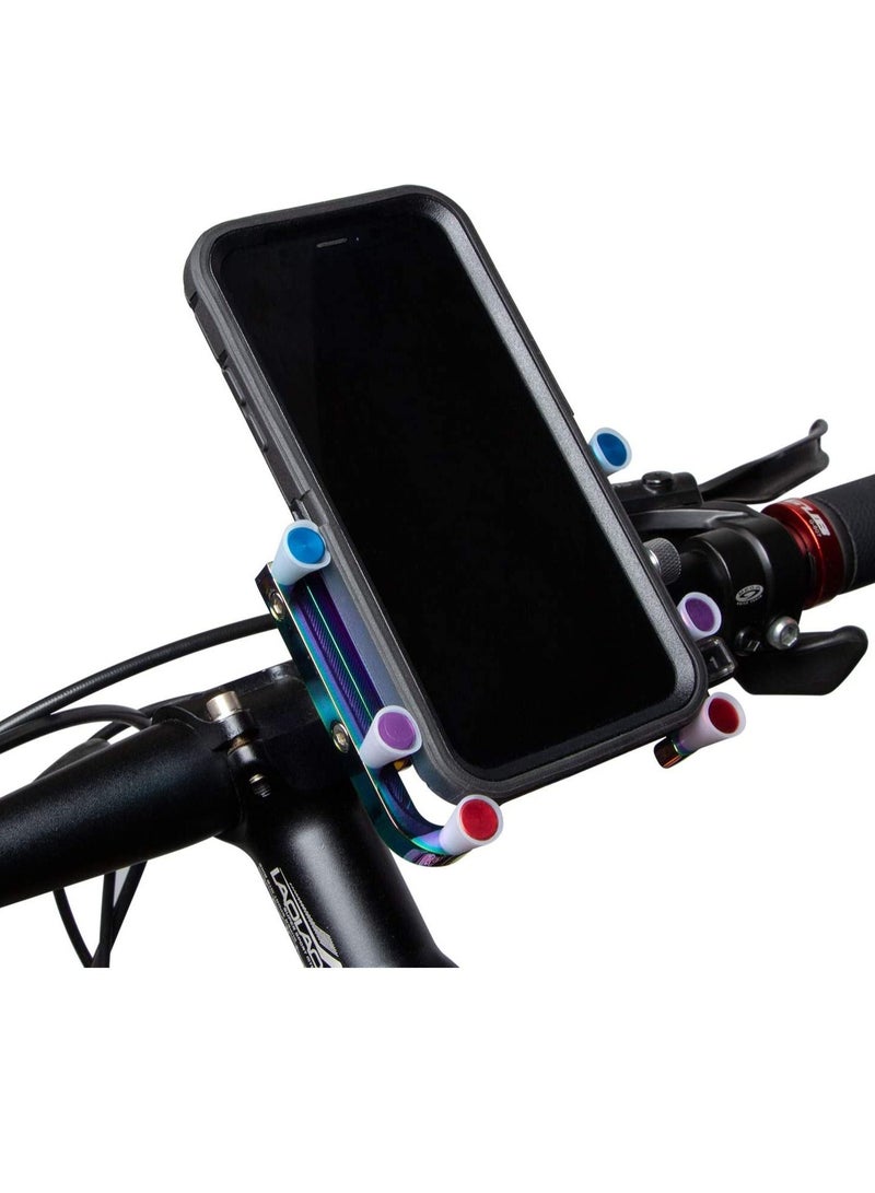 GUB Plus 12 Bicycle & Motorcycle Phone Mount, Aluminum Alloy Bike Phone Holder With 360° Rotation Adjustable For Iphone ,Samsung Gps Mount 4 To 6.8 Inch - Image 4