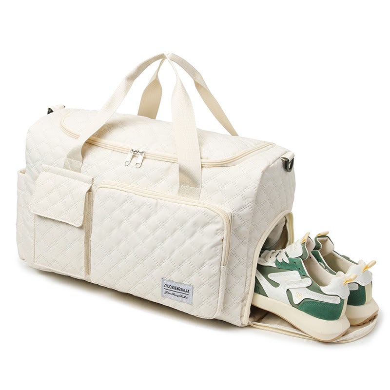 Large Capacity Lightweight Travel Duffel Bag with Wet-Dry Separation and Shoe Compartment - Image 4
