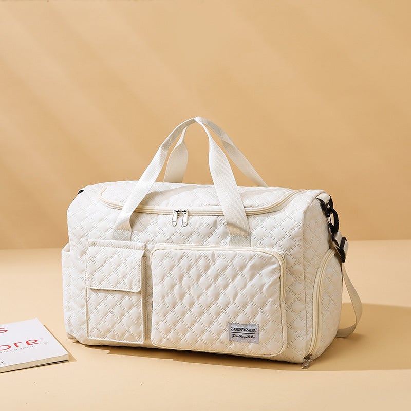 Large Capacity Lightweight Travel Duffel Bag with Wet-Dry Separation and Shoe Compartment - Image 1