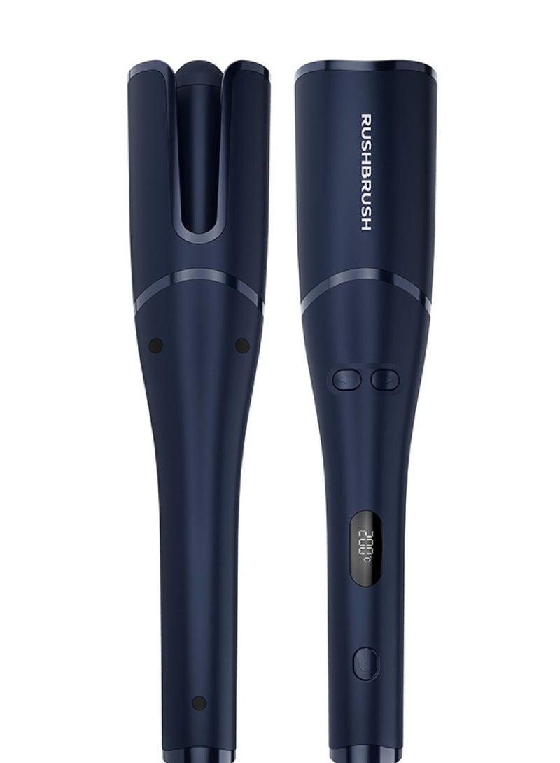 Rush Brush U1 Curler Navy Automatic Hair curly 6 heat Settings Ceramic 22MM barrel - Image 1