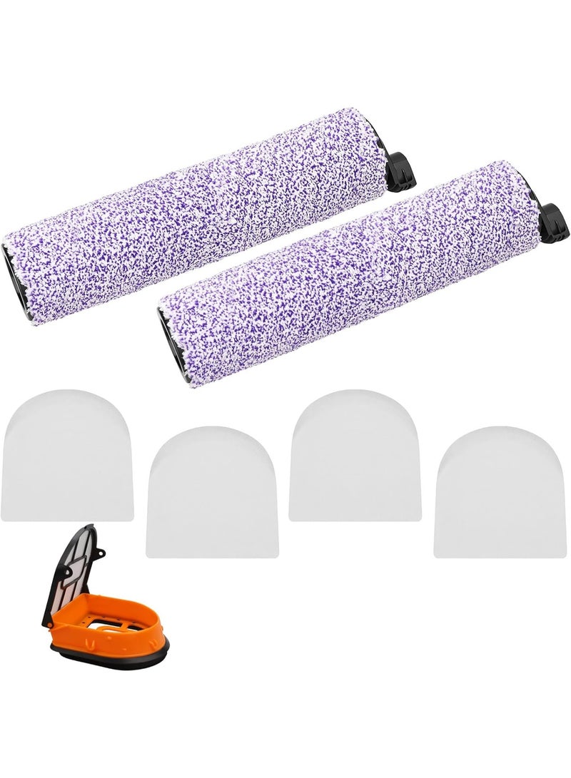 2 Brush and Filter kit for Shark WD101 HydroVac XL 3-in-1 Vacuum, Fit for Shark AW302 WD201 WD100 WD200 WD101 HydroVac Vacuum, Replace part WDFF1 WDB1 - Image 1