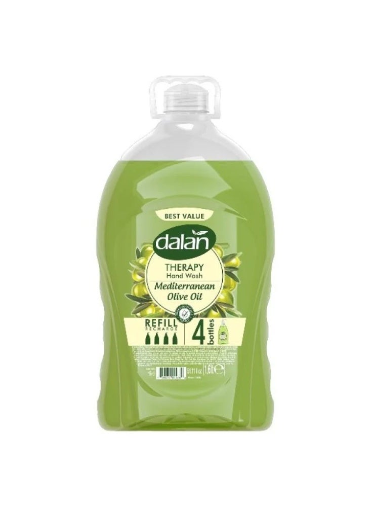صابون سائل لليدين معالج بزيت الزيتون من دالان – 1.6 لتر