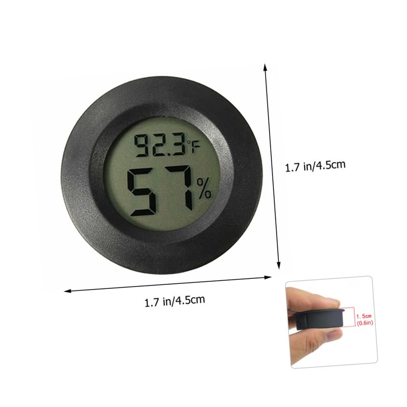 7pcs Mini Hygrometer Thermometer for Terrarium Accurate Humidity and Temperature Gauge for Reptiles and Indoor Use Digital Display for Easy Reading - Image 2