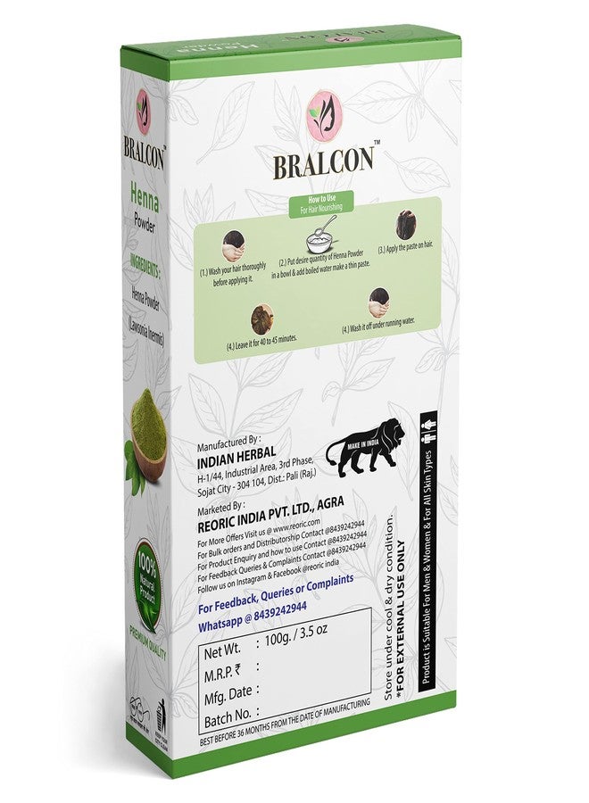 BRALCON Organic Amla Powder, Reetha Powder, Shikakai Powder, Bhringraj Powder, Hibiscus Powder, Henna Powder, Orange Peel Powder Combo-700g(100g x 7 Pack)| For Skin Whitening, Face Pack & Hair Growth - Image 4