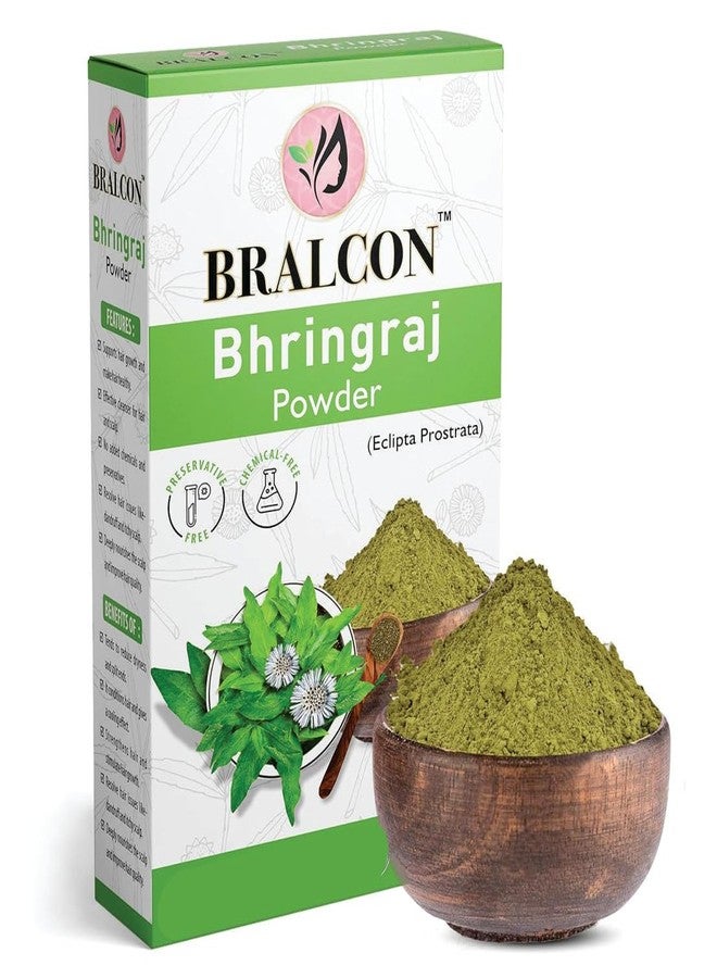 BRALCON Organic Amla Powder, Reetha Powder, Shikakai Powder, Bhringraj Powder, Hibiscus Powder, Henna Powder, Orange Peel Powder Combo-700g(100g x 7 Pack)| For Skin Whitening, Face Pack & Hair Growth - Image 3