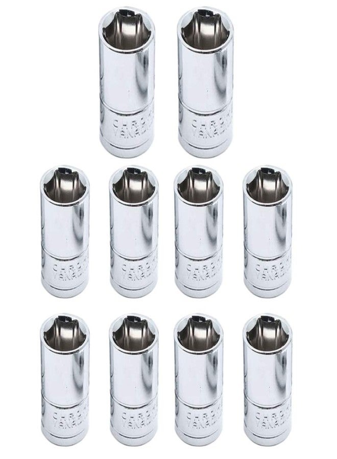 Dahszhi Shallow Socket 1/4 Inch Drive 10mm 6 Point -10pcs - Image 1