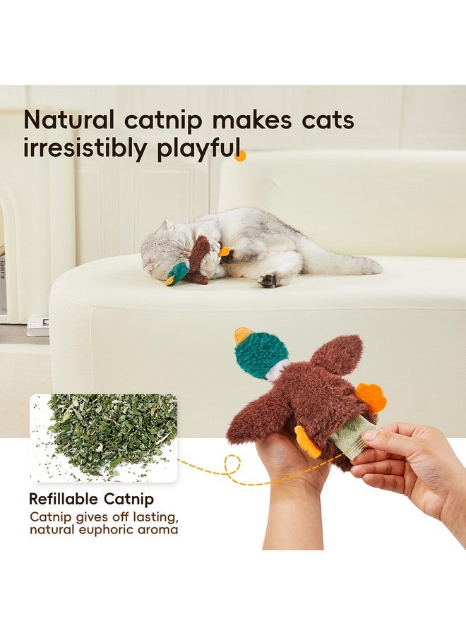 Potaroma Cat Toys Catnip Crinkly Sound 2 Pcs, Mess-Free Stuffless Kitten Toy, Durable Feline Bite Interactive Kicker Toys for Cat Indoor Exercise 6.5 Inches - Image 3
