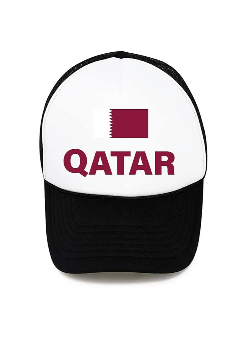 قبعة قطر الرياضية مع قفل بلاستيكي قابل للتعديل للرجال والنساء - Image 1