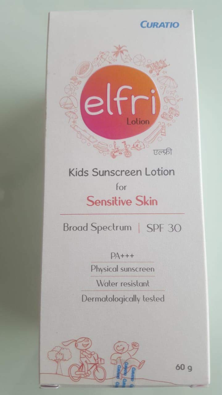 CURATIO Elfri Kids 30 SPF Sunscreen Lotion for Sensitive Skin,1 Count - Image 3