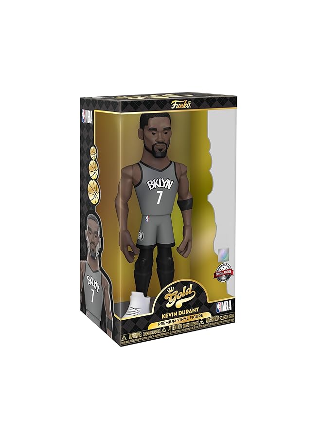فانكو لعبة NBA الذهبية 12 بوصة: كيفن دورانت (Ce'21) مع تشيس (Exc) من الفينيل قابلة للتجميع رقم 64542 - Image 1
