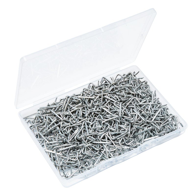 TFUTLT 600 Pcs 34 Galvanized Hog Rings Professional Upholstery Hog Rings Installation Assortment Kit for Auto Upholstery and FencingBaggingDIYCraftFurniturePet CagesRopes - Image 3