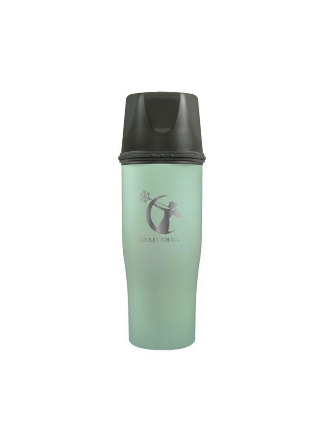 Ceres CHILL Demigoddess Mini Breastmilk Chiller & Warmer – 6–16oz Portable Breast Milk Cooler, Storage & Baby Bottle for Travel, Work or On-The-Go – Pump Compatible Container – Zen Green - Image 1