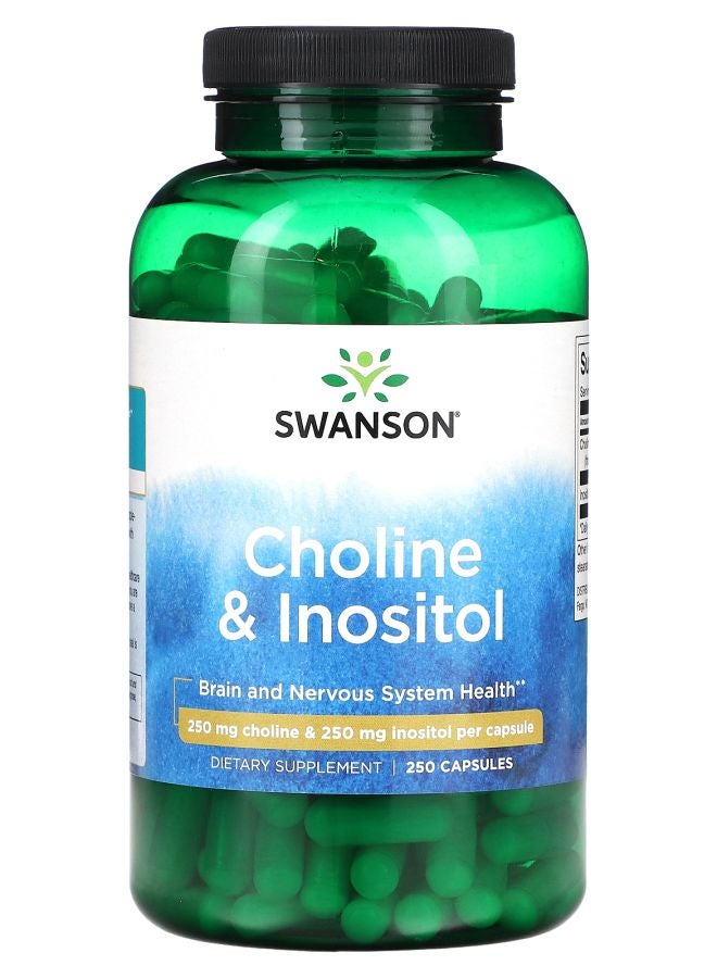 SWANSON Choline & Inositol 250 mg 250 Capsules