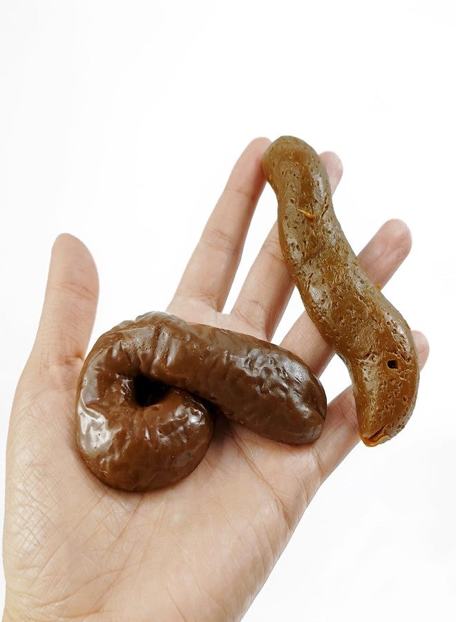 ROYHOO 47PCS Fake Poo Kit Realistic Fake Turd Prank Floating Poo, Fake Dog Poop Toys with Fake Cockroaches and Fake Fly for Halloween April Fools' Day Prank Party Supplies - Image 4
