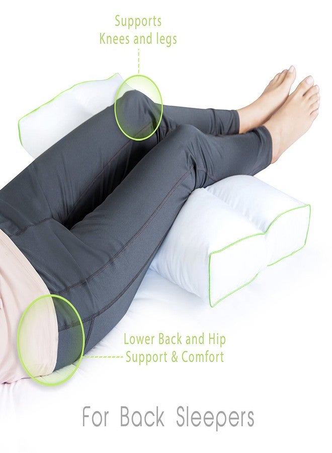 Sleep Yoga 2-Pack Pillow Cover Case for Sleep Yoga® Knee Pillow (Grey) - Image 4