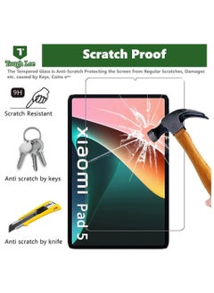 Generic Tempered Glass Screen Guard for Xiaomi Mi Pad 5/Xiaomi Mi Pad 5 Pro 11 inch Transparent with Easy Installation Kit  - Image 5