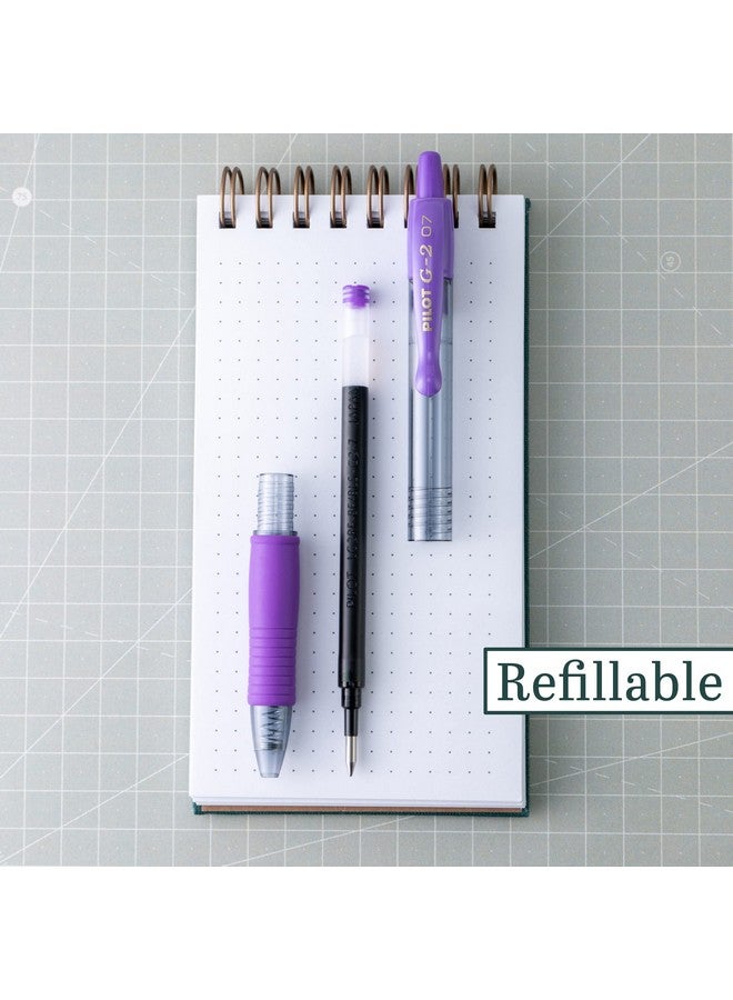 PILOT G2 Limited Edition Harmony Ink Collection Retractable Gel Pens, 0.7mm Fine Point, Assorted Ink, 10-Pack - Image 3