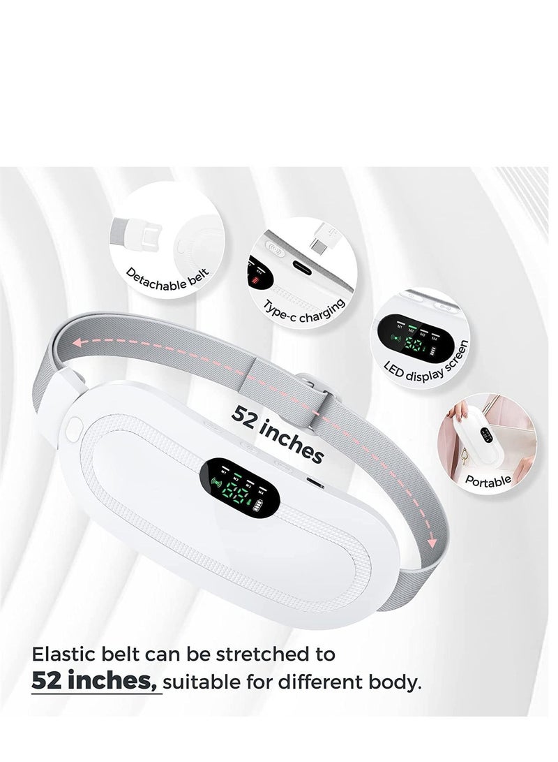 Y&D Period Heating Pad, Cordless Electric Belt, Rapid Pad with 3 Levels and 4 Vibrating Massage Modes, Period/Period, Back or Belly Pain Relief for Women Girls - Image 3