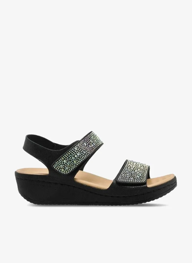 Le Confort  Women Embellished Hook & Loop Sandals Ramadan Collection for Women | Best Price UAE