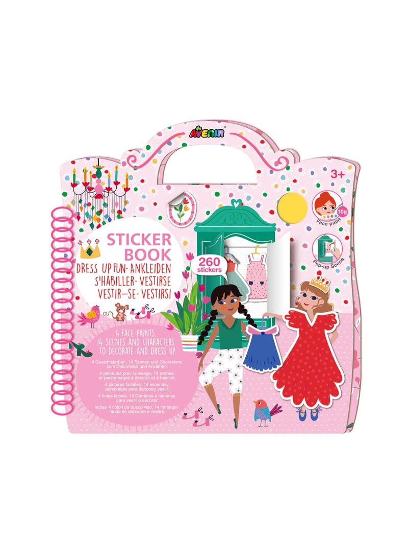 Avenir AVE STICKER BOOK DRESS UP FUN 