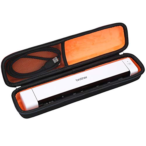 Mchoi Portable EVA Travel Case For Brother DS-740D Duplex/DS-640 Compact Mobile Document Scanner, Black - Image 1