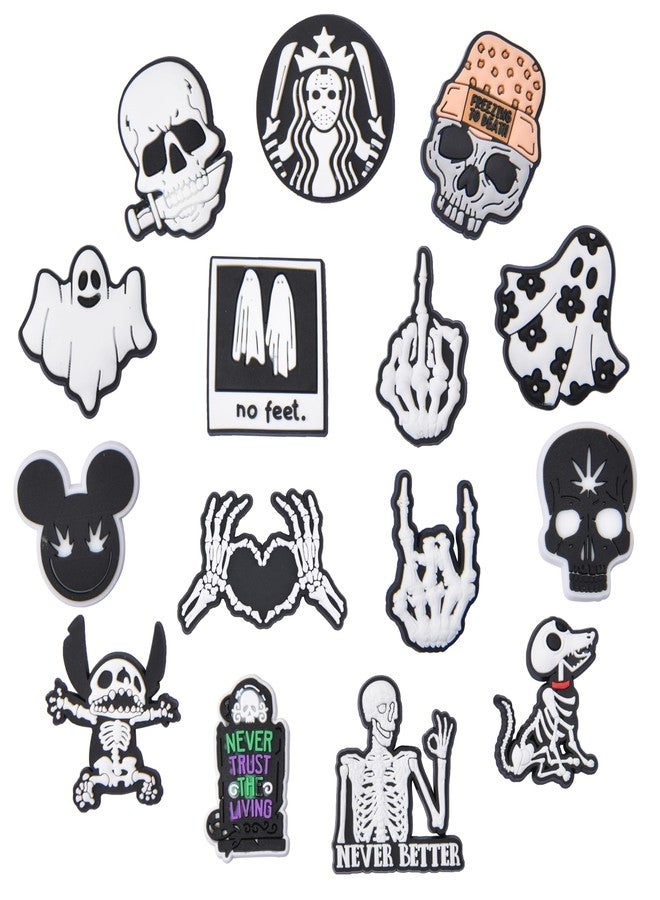 XQNB - Horror Shoe Charms, Halloween Shoe Decorations for Girls, Boys, Women, Adults, Party Favors, Standard, Textile - Image 2