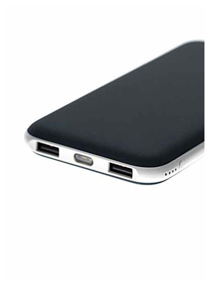 VEGER Dual Port USB Power Bank Black/White  - Image 1