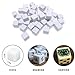 NAKIMO 100 PCS Blank White Dice 16MM Acrylic Dice Blank White Cubes with Smoothed Surface Six Sided Dice for Board Games DIY - Image 4
