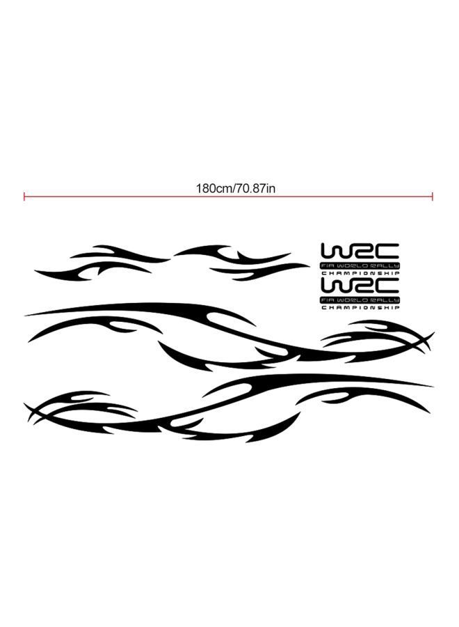 NIBEMINENT 2-Piece Decorative Graphic Car Sticker - Image 2