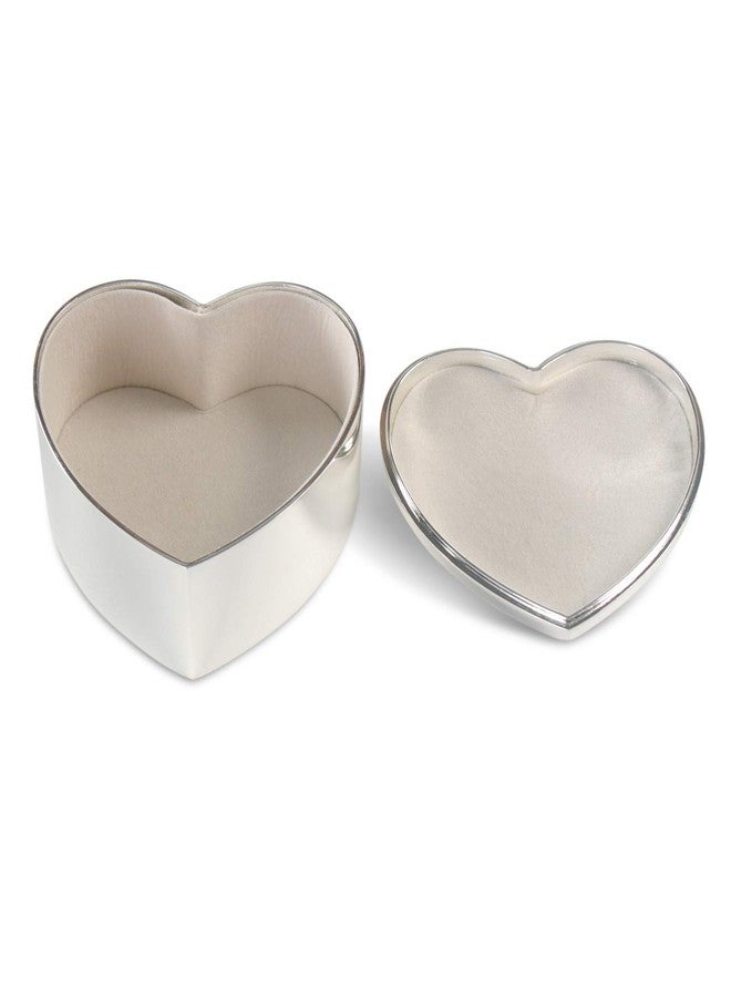 LASODY Silver Heart Keepsake Box Trinket Boxes Trinkets For Women Home Decoration Trinket Jewelry Box For Girls,Jewelry Chest - Image 4