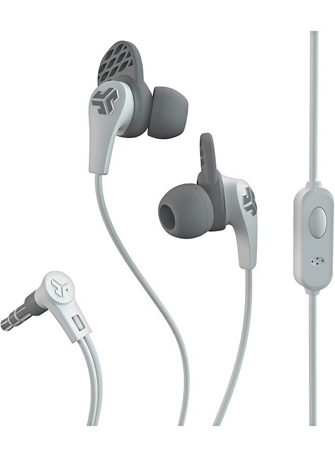 جيلاب سماعات أذن سلكية Audio JBuds Pro Signature مزودة بميكروفون وعناصر تحكم في المسار ومشغلات تيتانيوم مقاس 10 مم مع أطراف جل مخصصة وزعانف مبطنة - Image 3