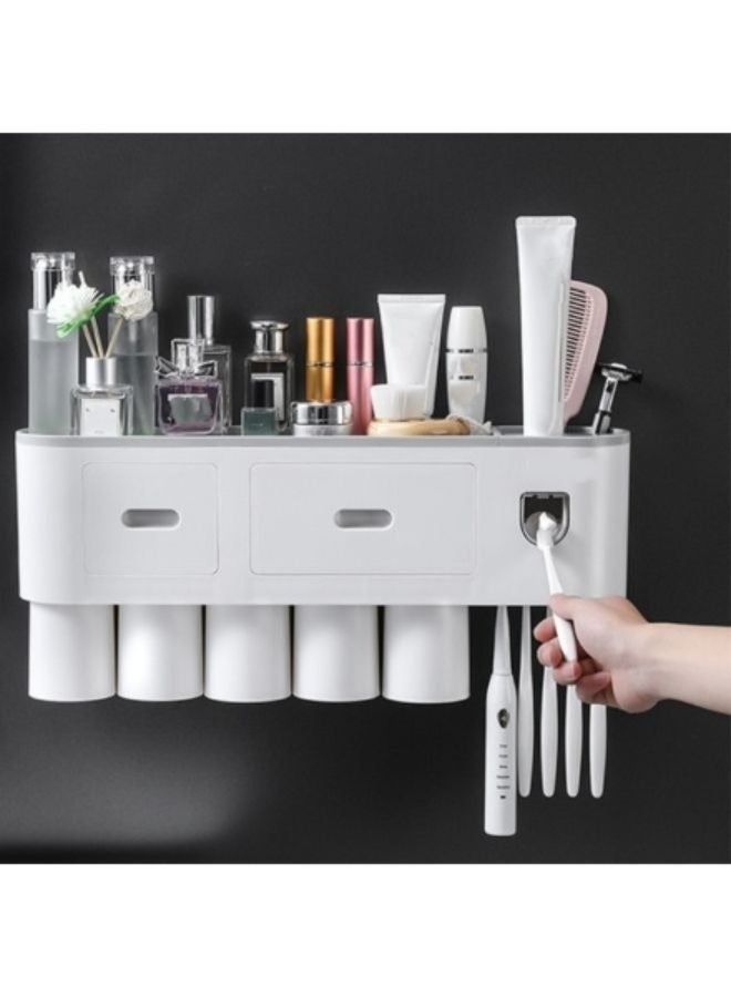 Wall Mounted Toothbrush Holder And Organizer - Image 1