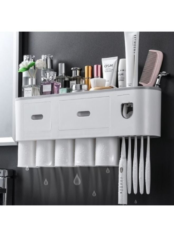 Wall Mounted Toothbrush Holder And Organizer - Image 2